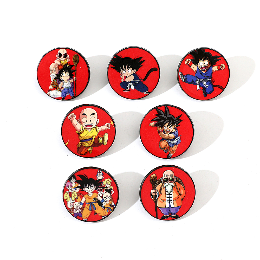 Embroidery Textile - 7 Pcs Funny Anime Brooch Fashion