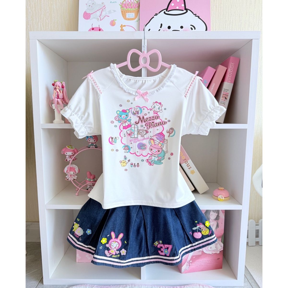 Embroidery Uniform - Japanese Sweet Skirt Sets Summer New