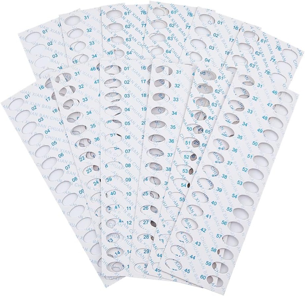 Embroidery Tas - 30Pcs 30 Positions Embroidery Thread Paper