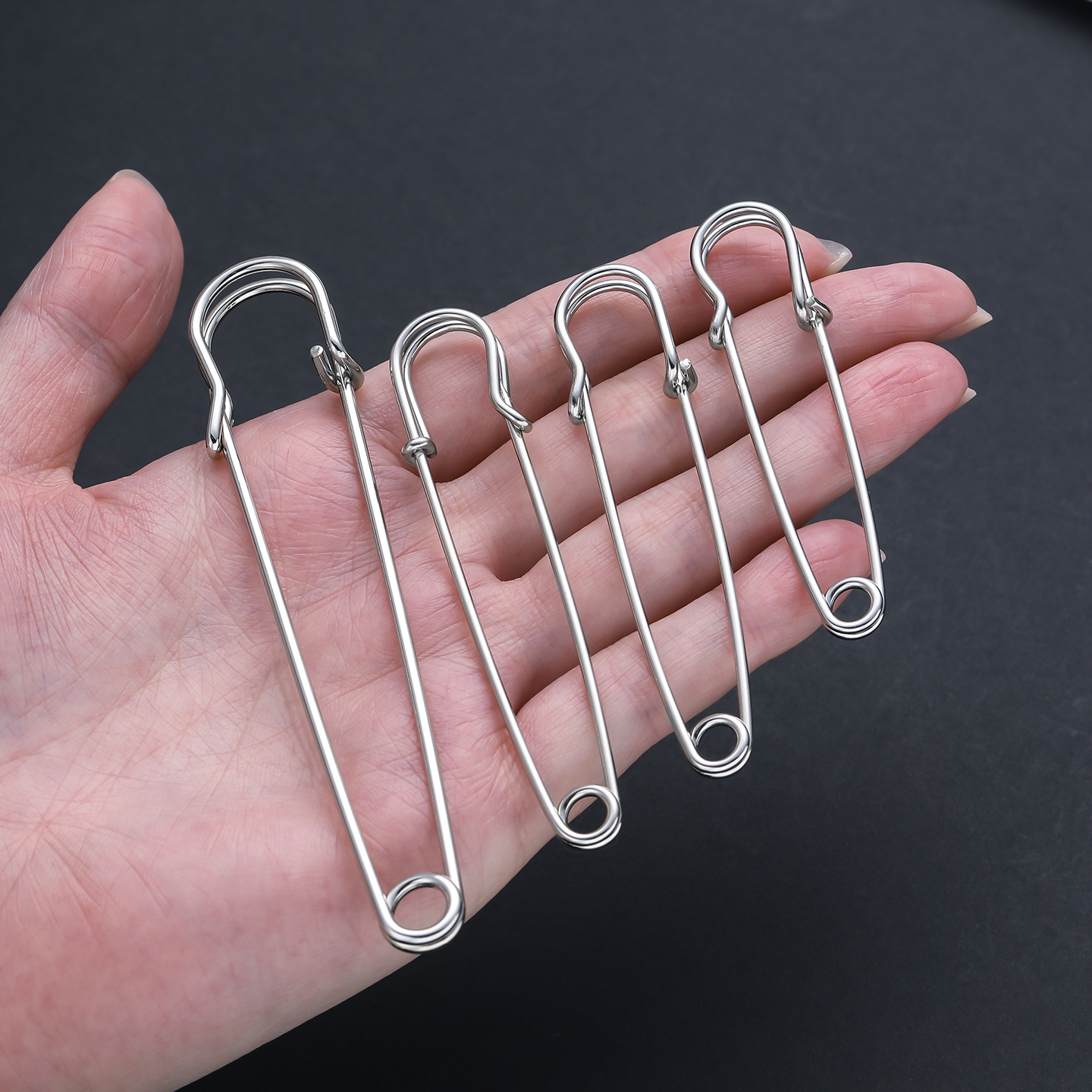 Embroidery Simple - 5/10pcs 60/70/75/100mm Large Safety Pin Base