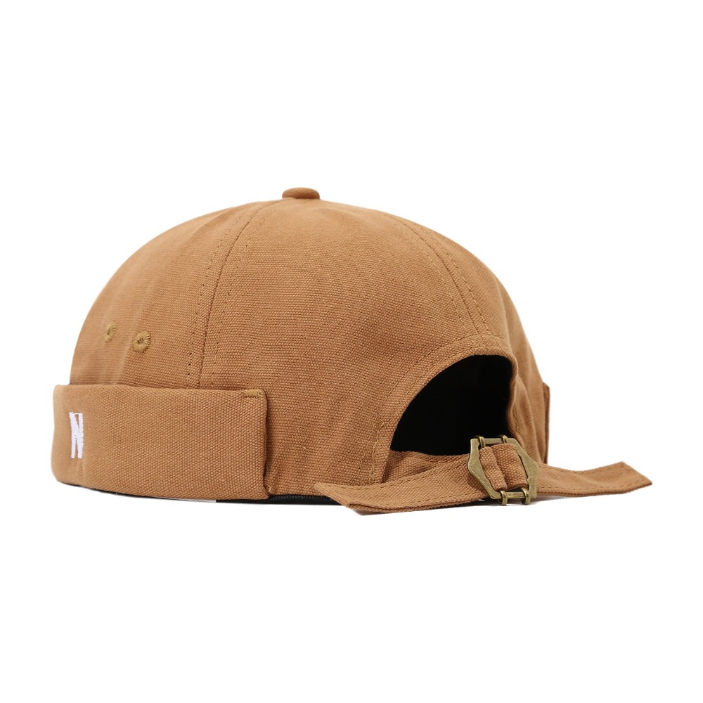 Embroidery Letter N - Casual Wear Cotton Brimless Hat Letter