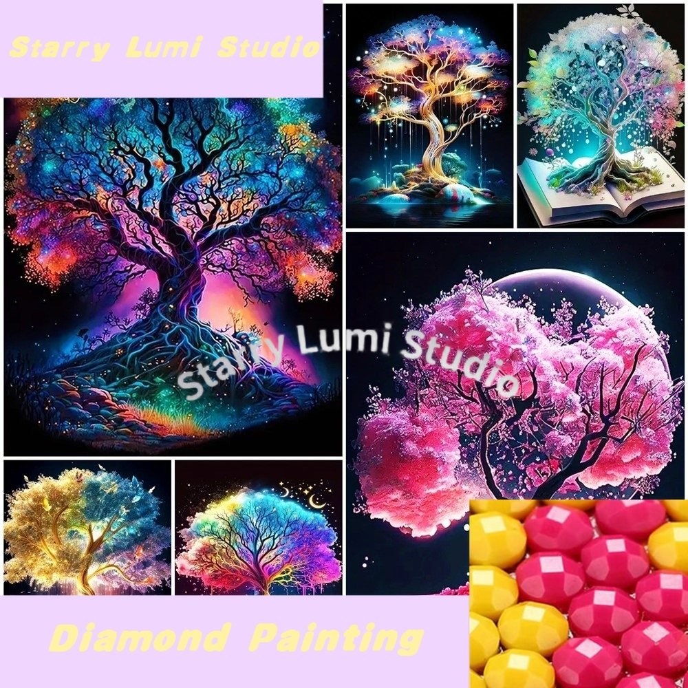 Embroidery House - Diamond Painting Full Drill Tree Craft