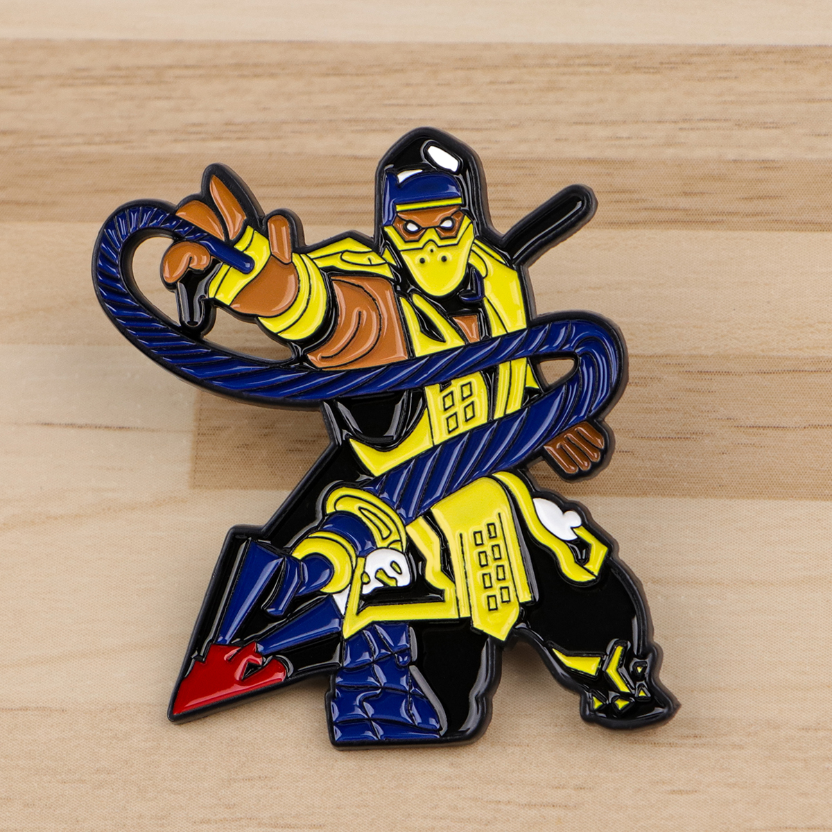 Embroidery Illustration - Street Games Enamel Pin Badges on