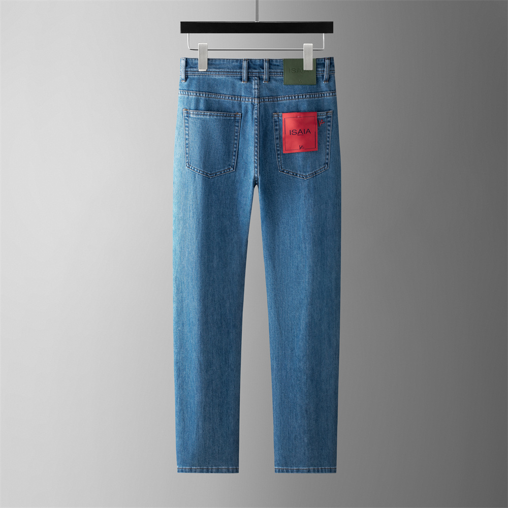 OECHSLI Jeans Thin Cotton Men  - Embroidery On Jeans avis et prix