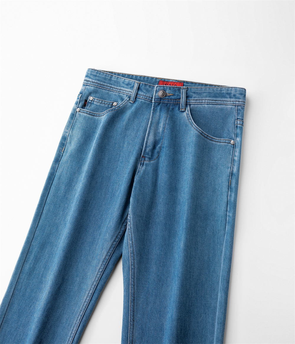 OECHSLI Jeans Thin Cotton Men  - Embroidery On Jeans avis et prix