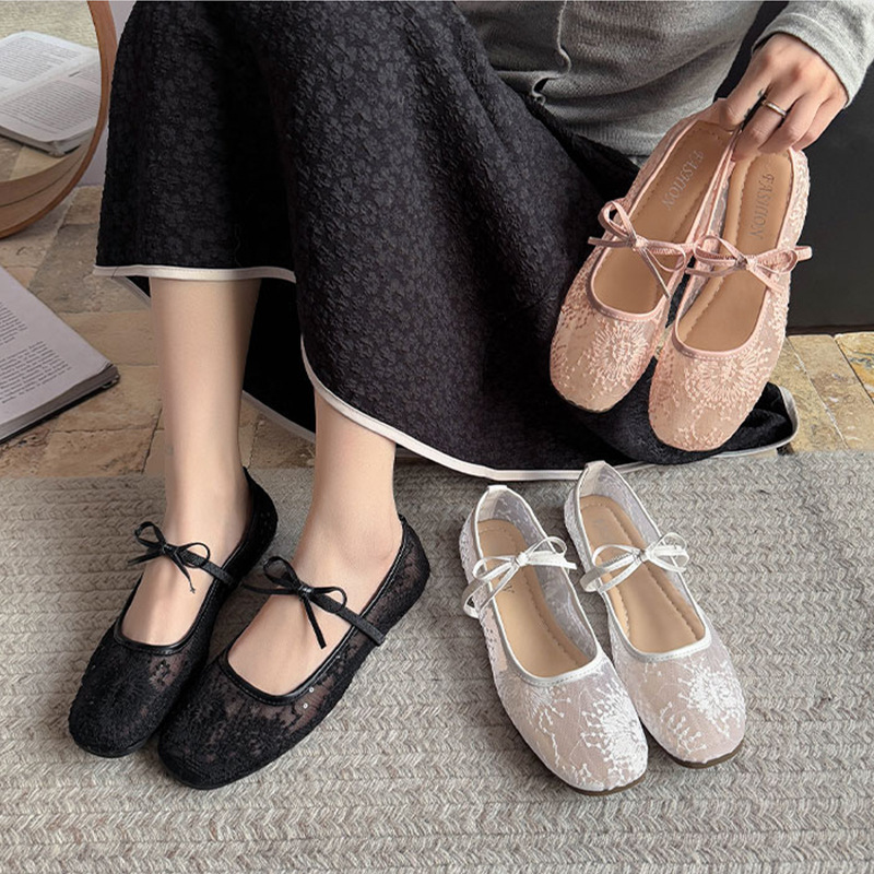 Women's Gentle Ballet Flat Sho - Embroidery Shoes avis et prix