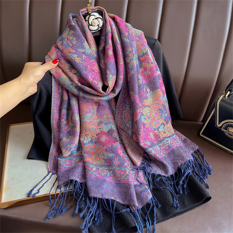 Luxury Embroidery Cashmere Win - Embroidery Hijab avis et prix