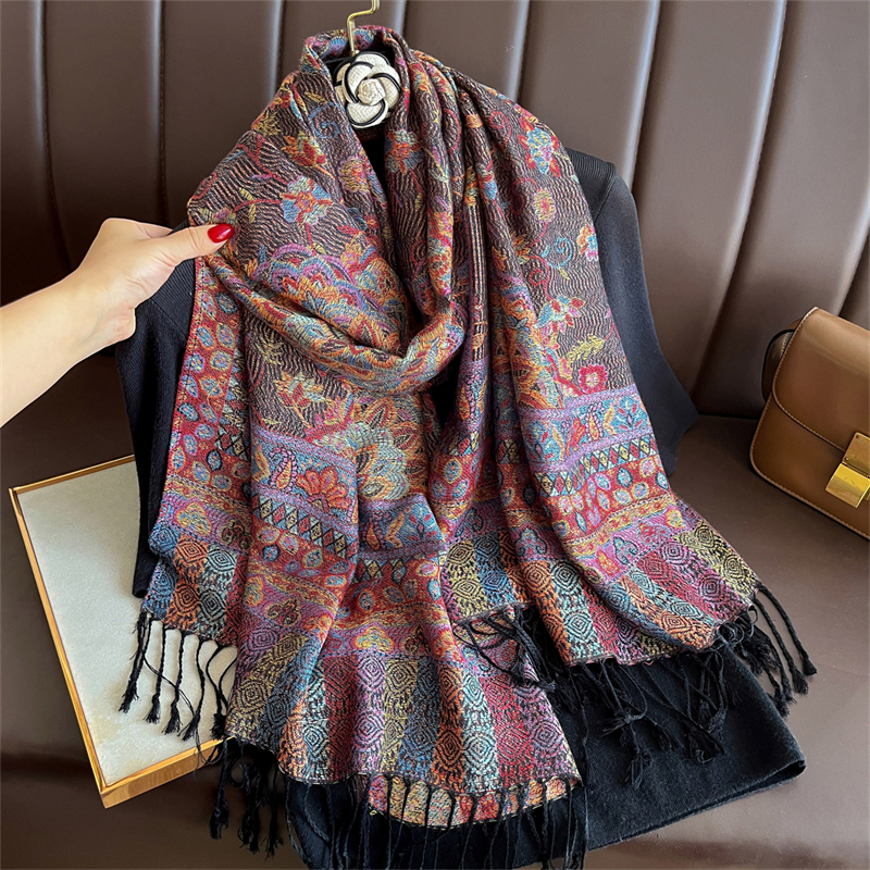 Luxury Embroidery Cashmere Win - Embroidery Hijab avis et prix