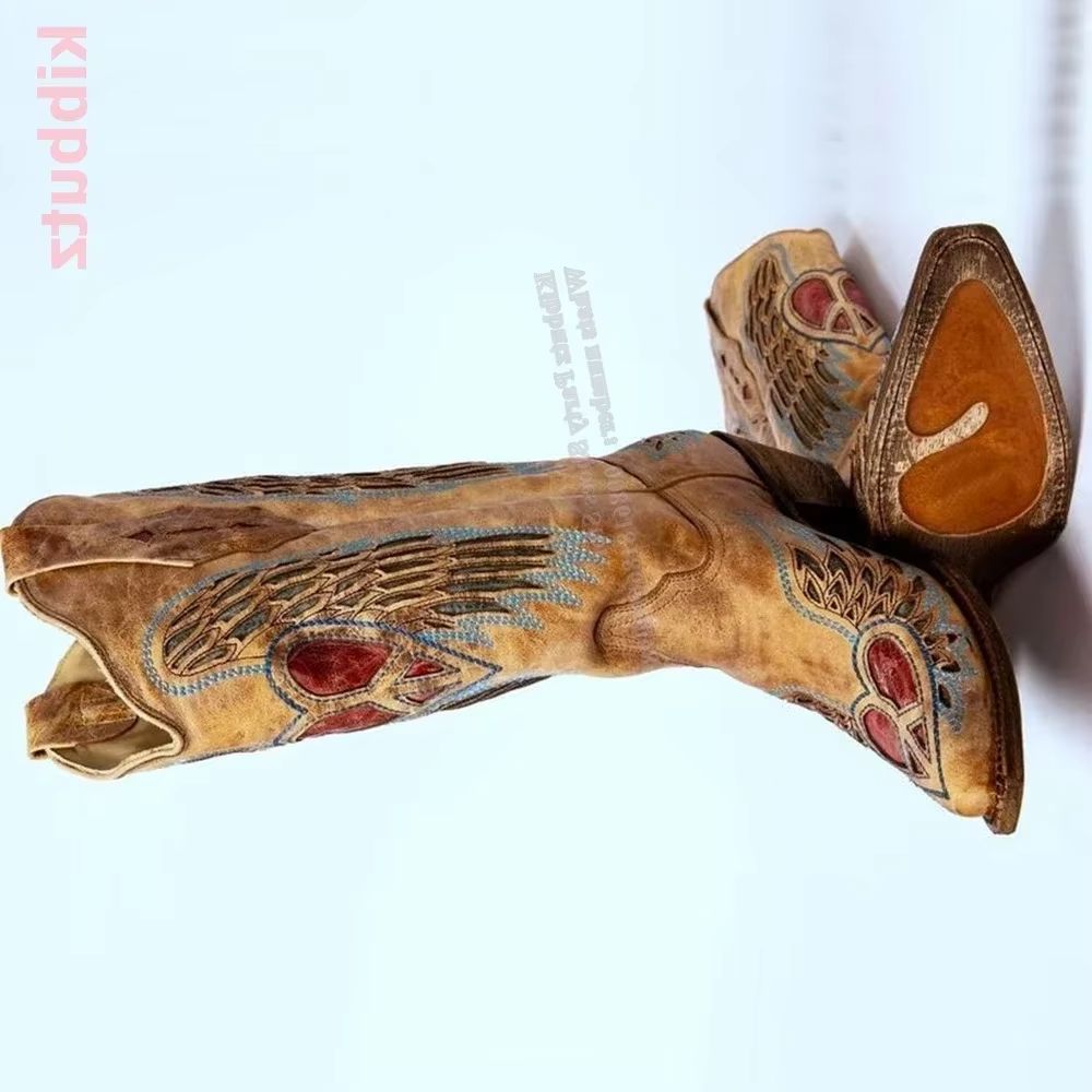 Embroidered Cowboy Western Boo - Embroidery Shoes avis et prix