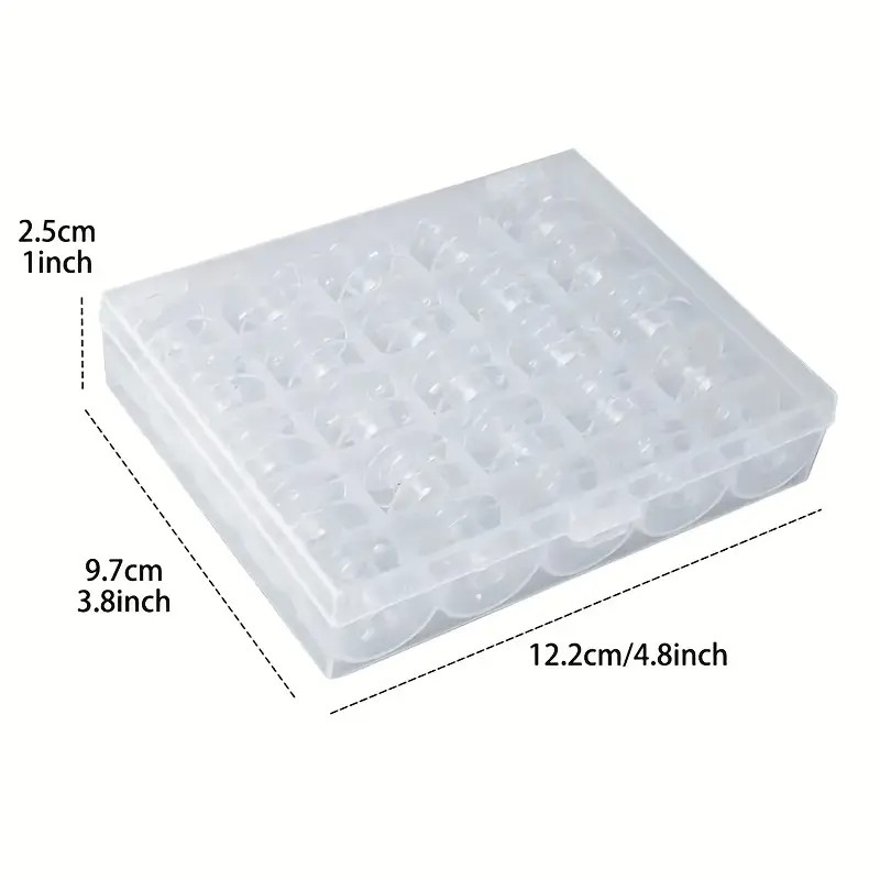 25/36pcs Transparent Plastic B - Embroidery Tas avis et prix