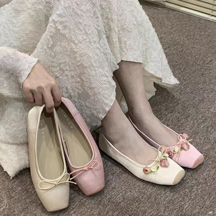 Women Flats Bow Marie Janes Sh - Embroidery Design Free avis et prix