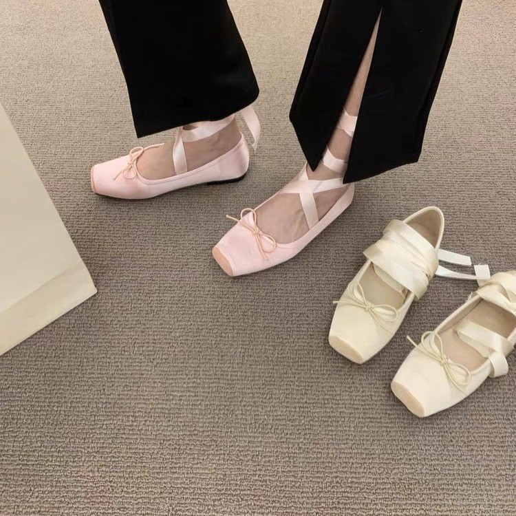Women Flats Bow Marie Janes Sh - Embroidery Design Free avis et prix
