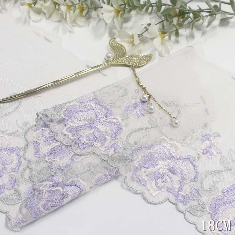 2Yards Purple Pink Blue Floral - Embroidery Yellow Dress avis et prix