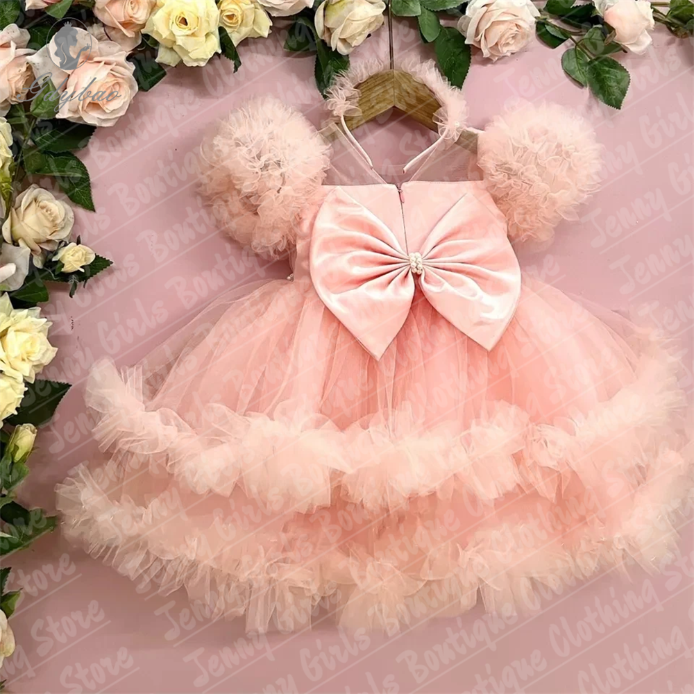 Beautiful Girl Glitter Pearls  - Embroidery Yellow Dress avis et prix
