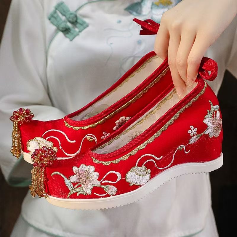 Woman Increased Internal Embro - Embroidery Shoes avis et prix