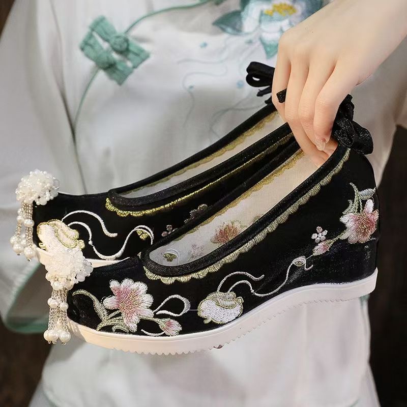 Woman Increased Internal Embro - Embroidery Shoes avis et prix