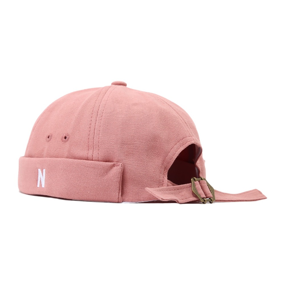 Cotton Brimless Hat Breathable - Embroidery Letter N avis et prix