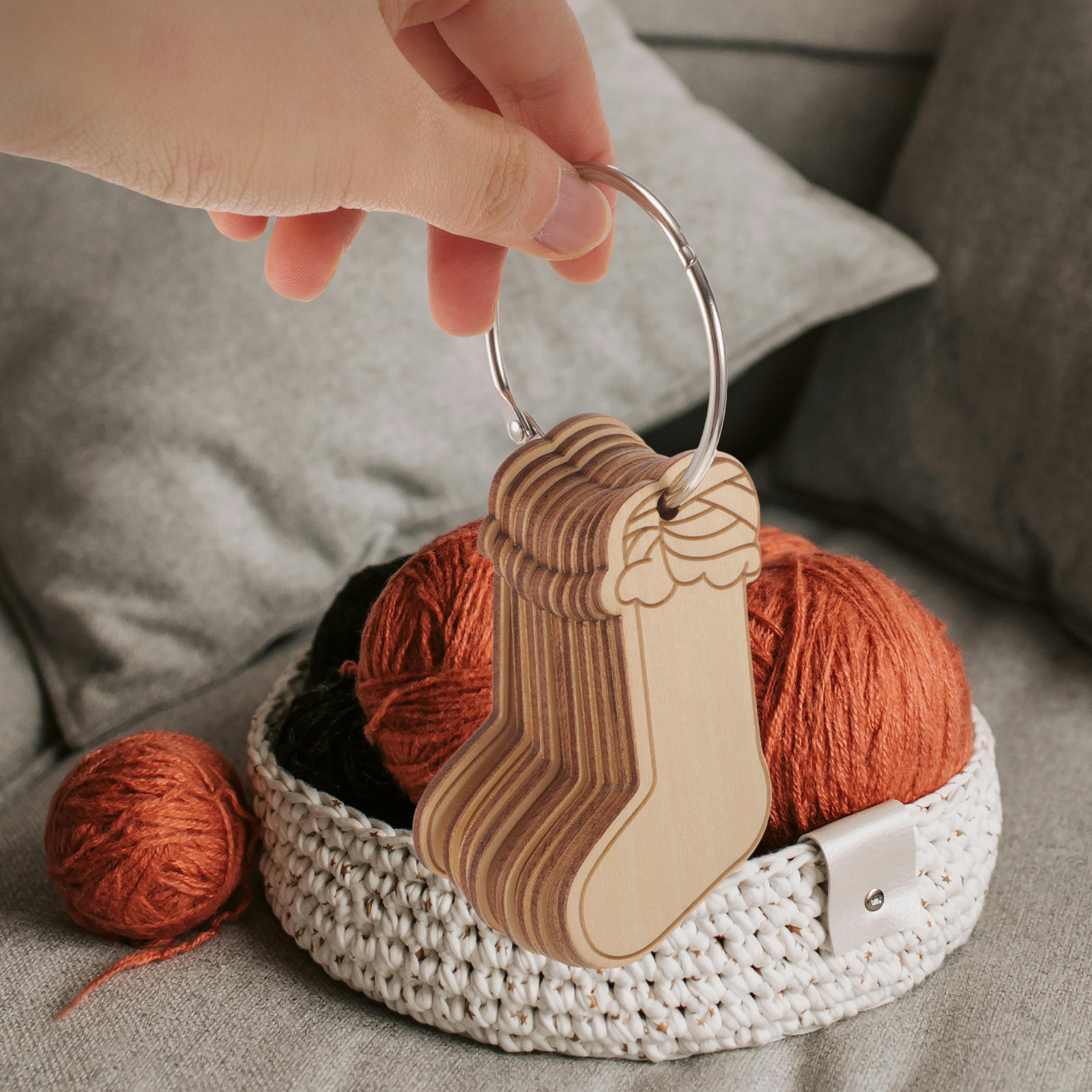 1Set Knitting Yarn Bobbin Wool - Embroidery Yarns avis et prix