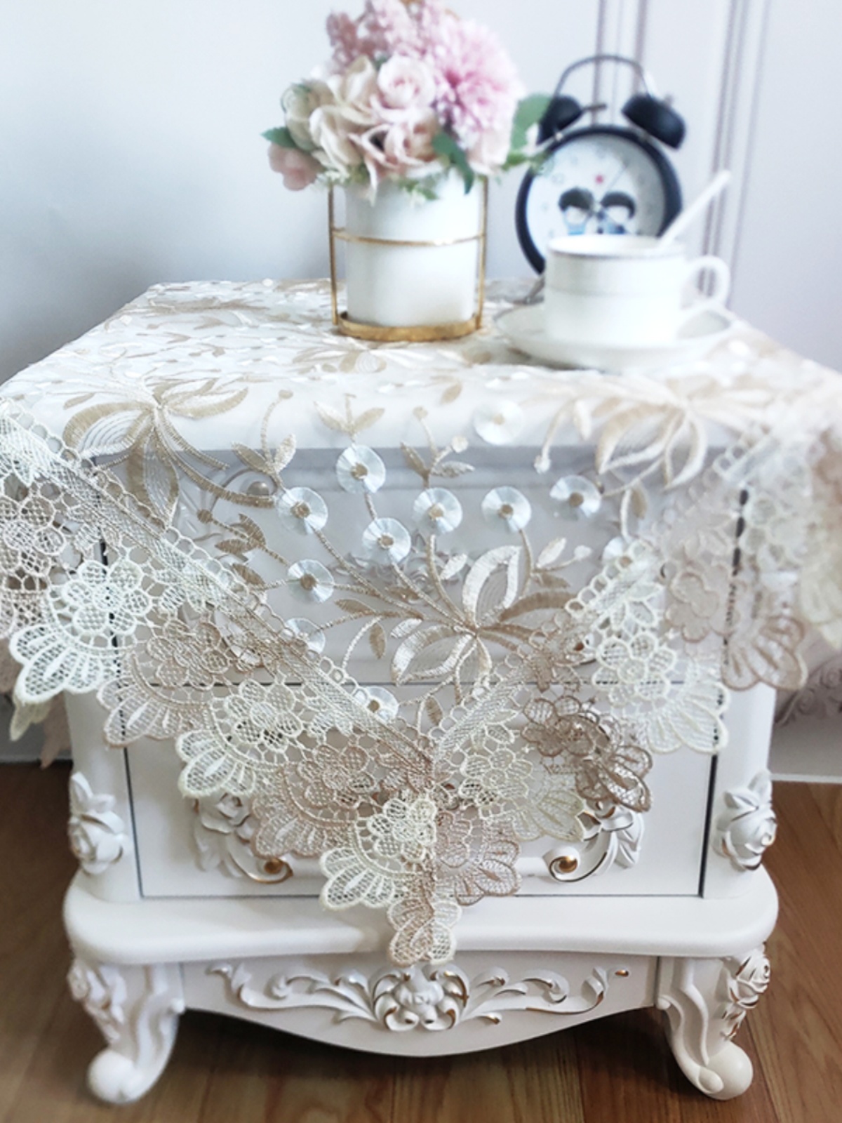 European Sle Bede Table Cover  - Embroidery Simple avis et prix