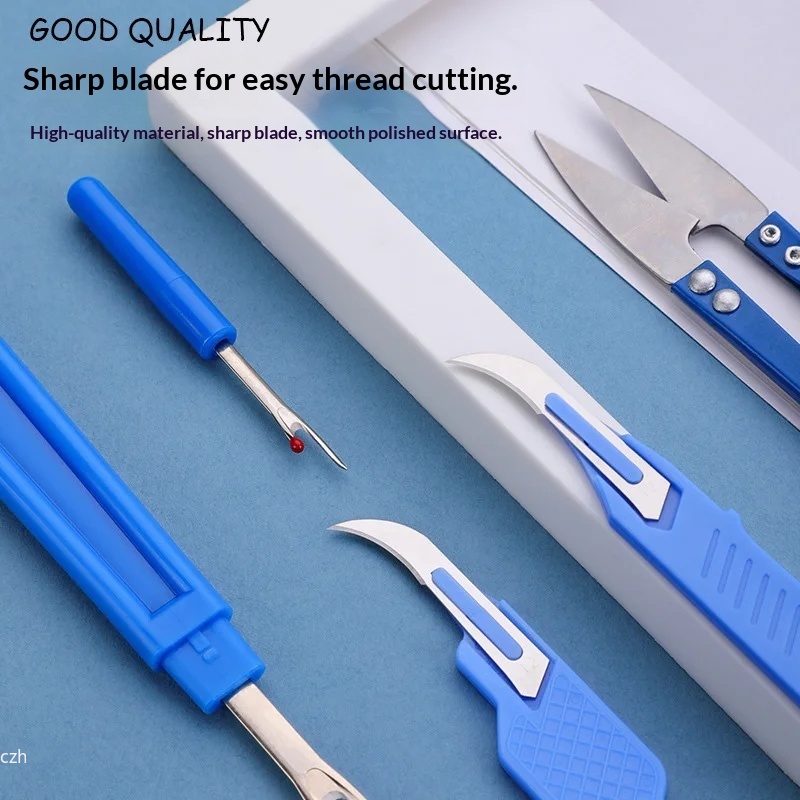 5Pcs Blue Sewing Ripper Kit wi - Embroidery Yarns avis et prix