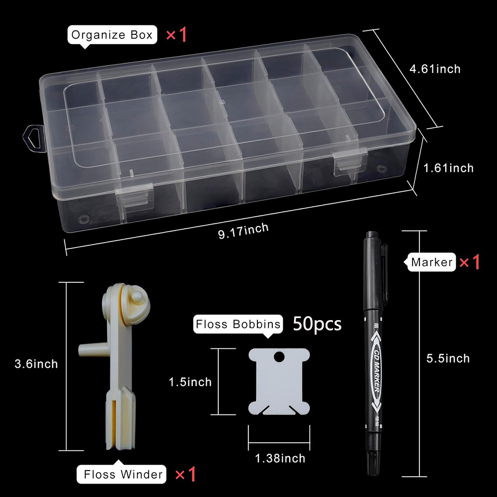 Embroidery Floss Organizer 18  - Embroidery Tas avis et prix
