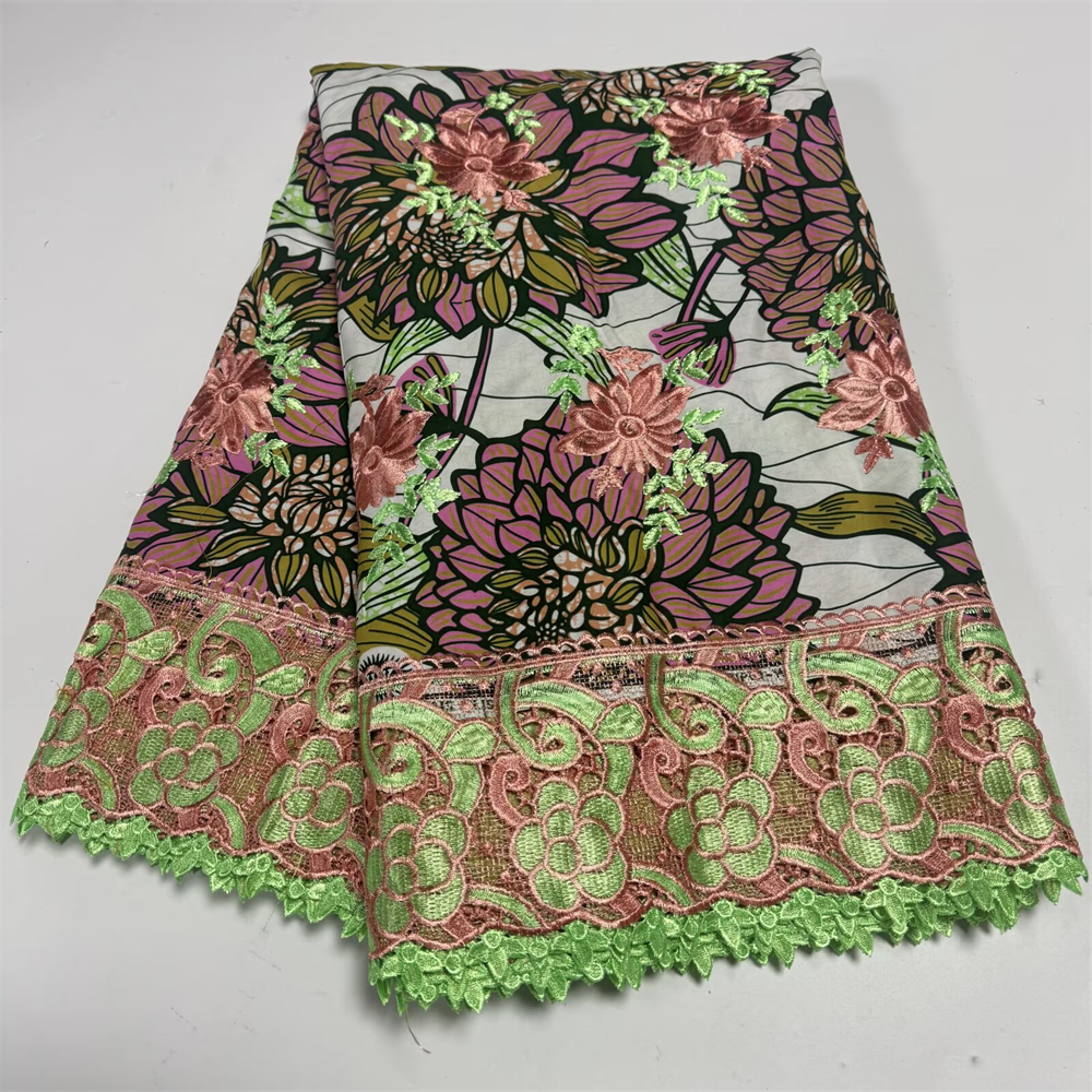 Wax Lace African Fabric French - Embroidery Yellow Dress avis et prix