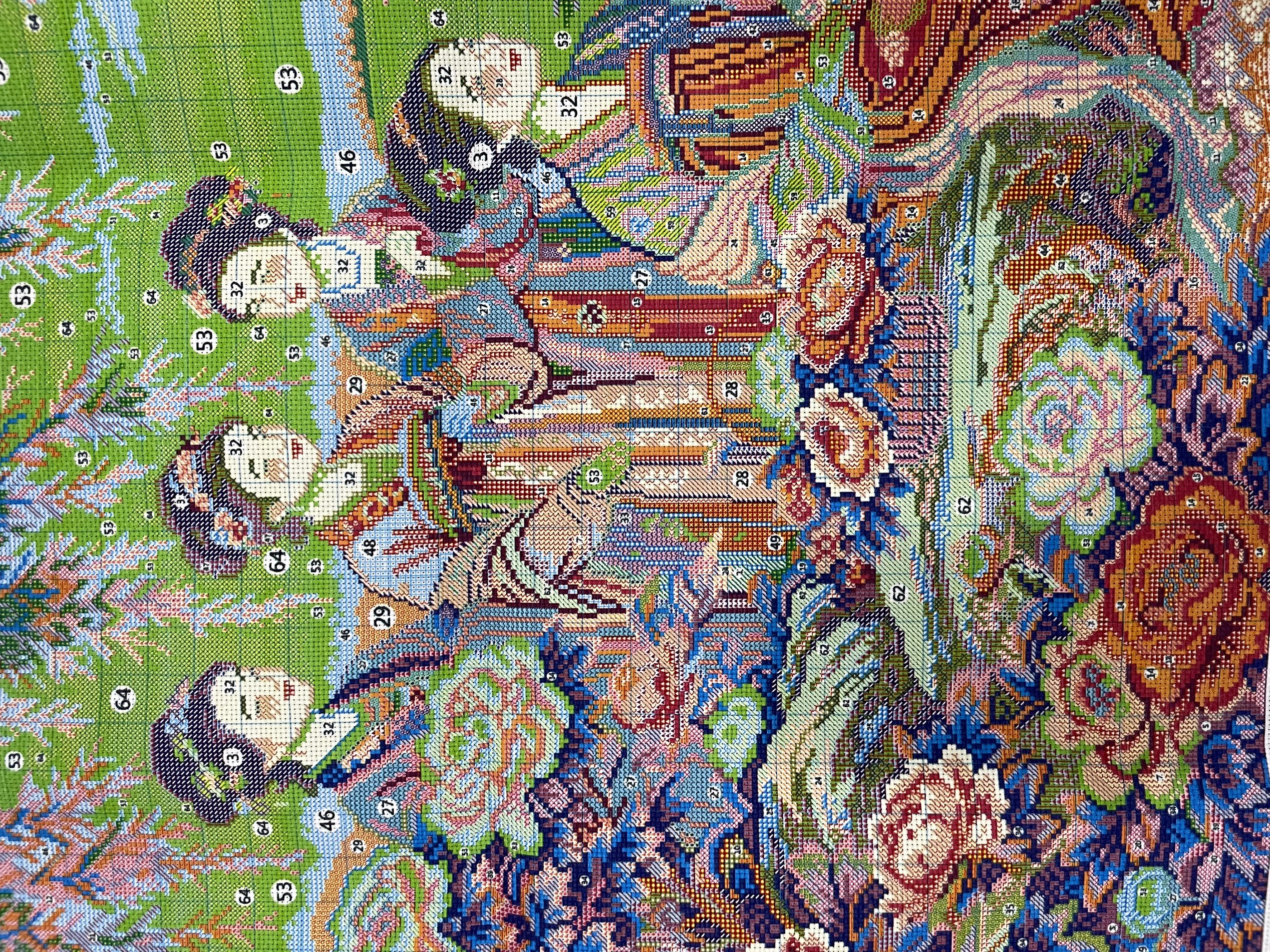 9CT 11CT 14CT Spring Garden An - Embroidery Job avis et prix
