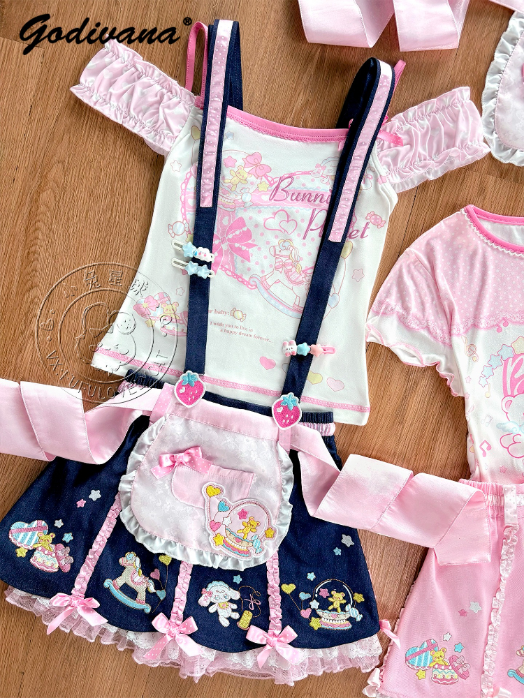 Lolita Daughters Clothes Cute  - Embroidery Uniform avis et prix