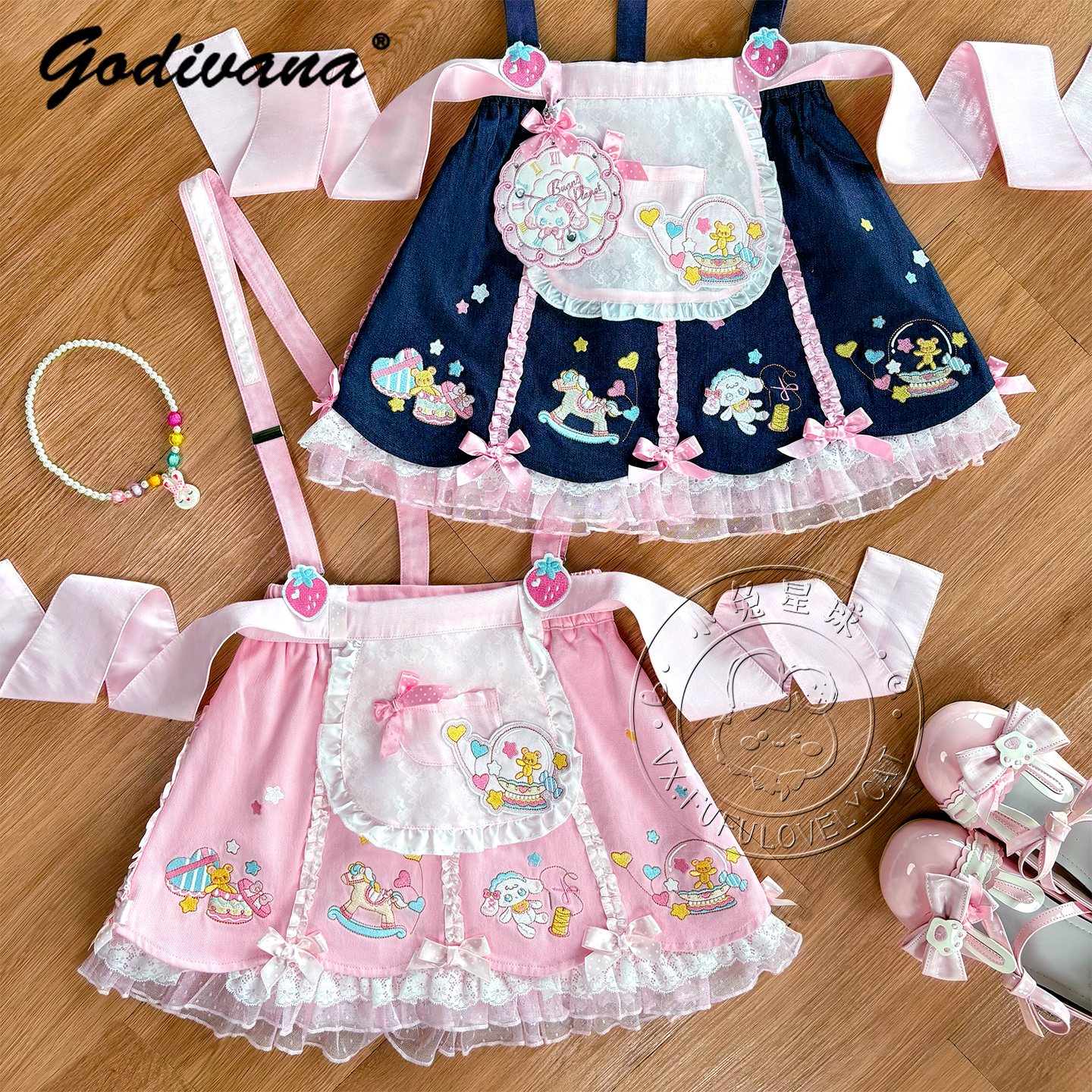 Lolita Daughters Clothes Cute  - Embroidery Uniform avis et prix