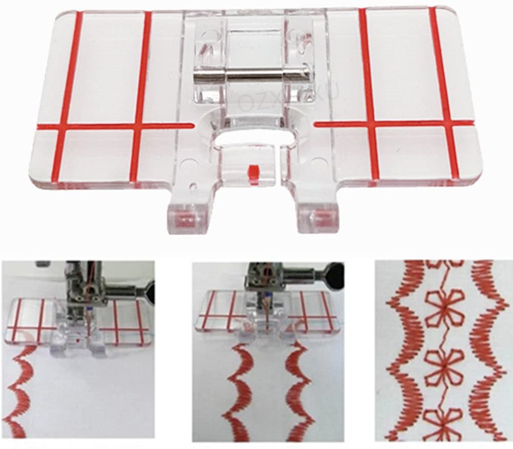 Plastic Clear Parallel Stitch  - Embroidery Xpress avis et prix