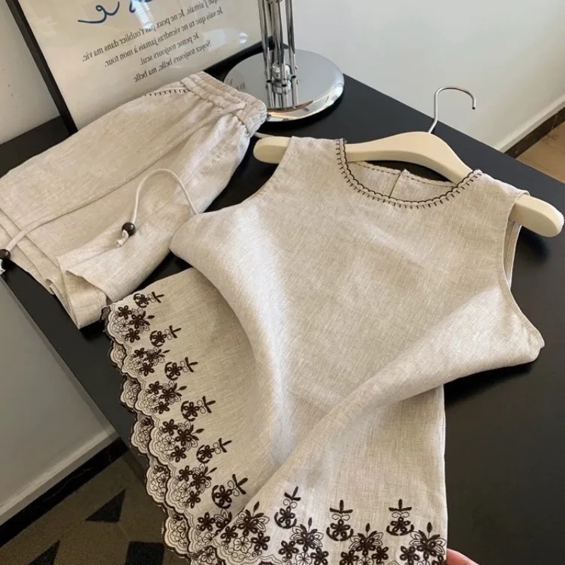 Simple Old Money Style Cotton  - Embroidery Uniform avis et prix