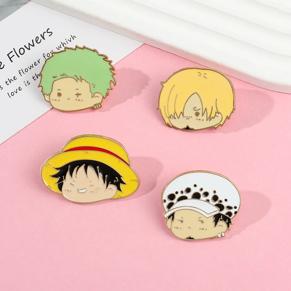 4 Pcs Anime Character Brooch S - Embroidery Textile avis et prix