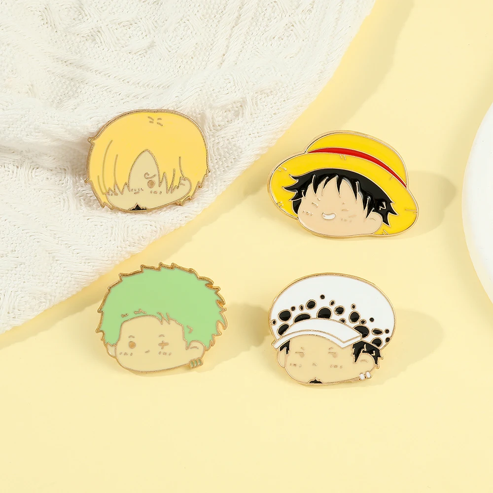 4 Pcs Anime Character Brooch S - Embroidery Textile avis et prix