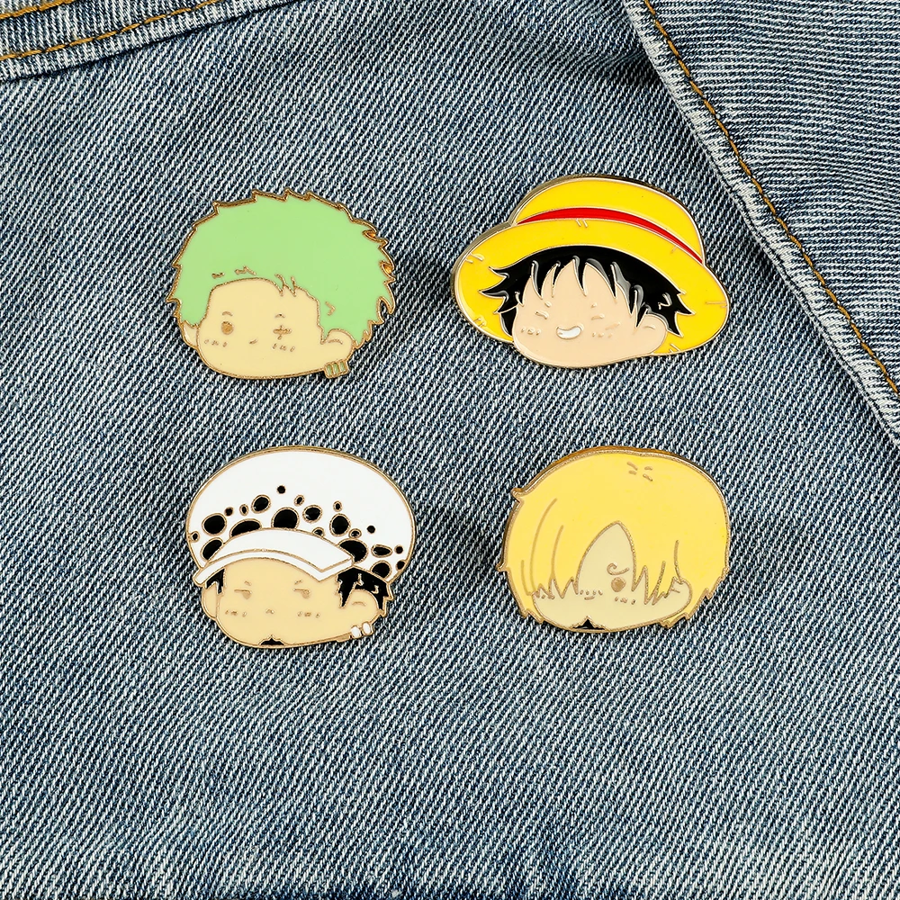 4 Pcs Anime Character Brooch S - Embroidery Textile avis et prix