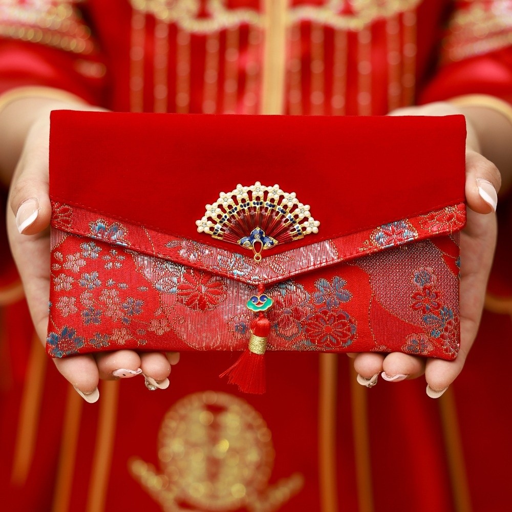 Chinese New Year Brocade Red E - Embroidery House avis et prix