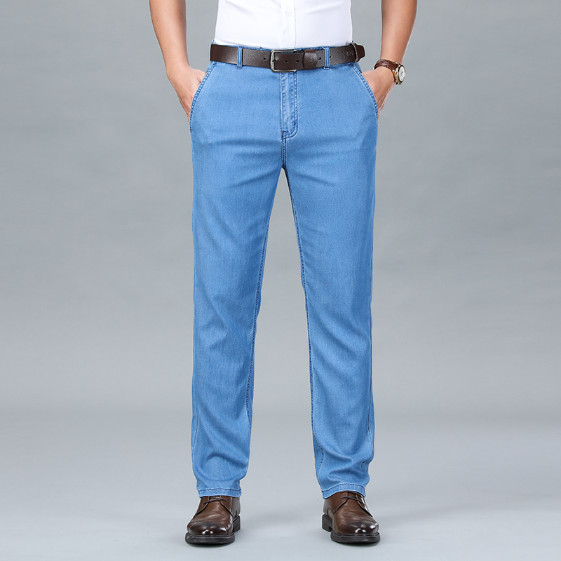 2026 New Spring Men's Light Bl - Embroidery On Jeans avis et prix