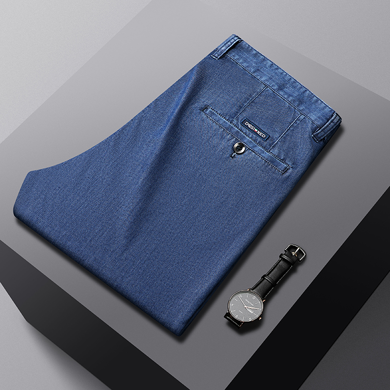 2026 New Spring Men's Light Bl - Embroidery On Jeans avis et prix