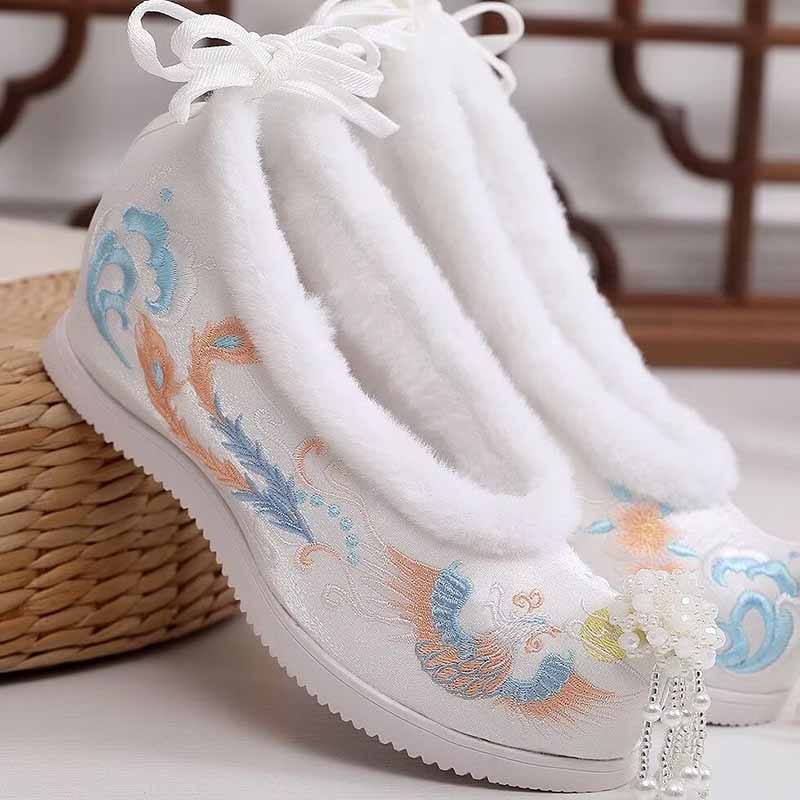 Winter Hanfu Shoes Women Chine - Embroidery Shoes avis et prix
