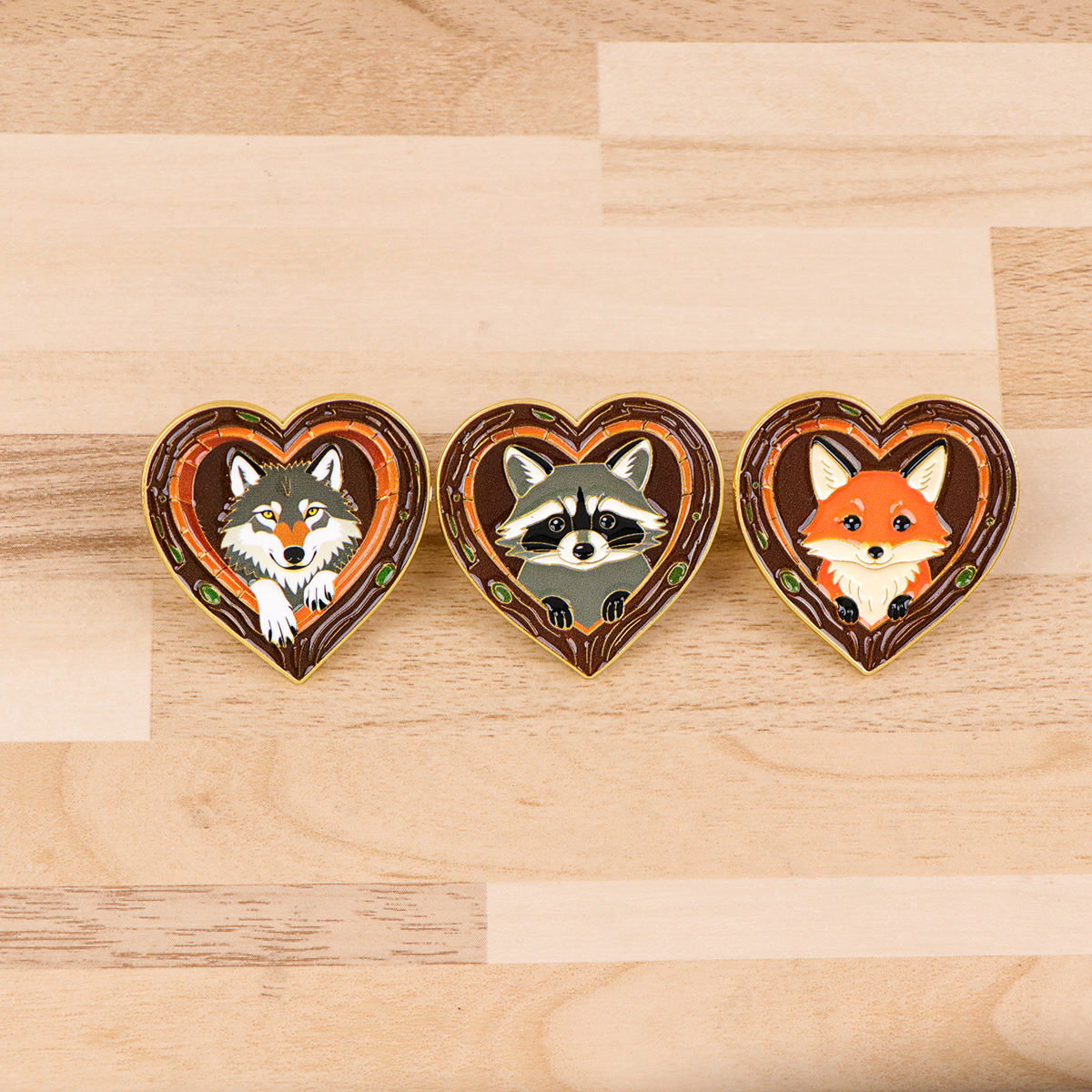 Fox Rose Bear Enamel Pins Anim - Embroidery Textile avis et prix