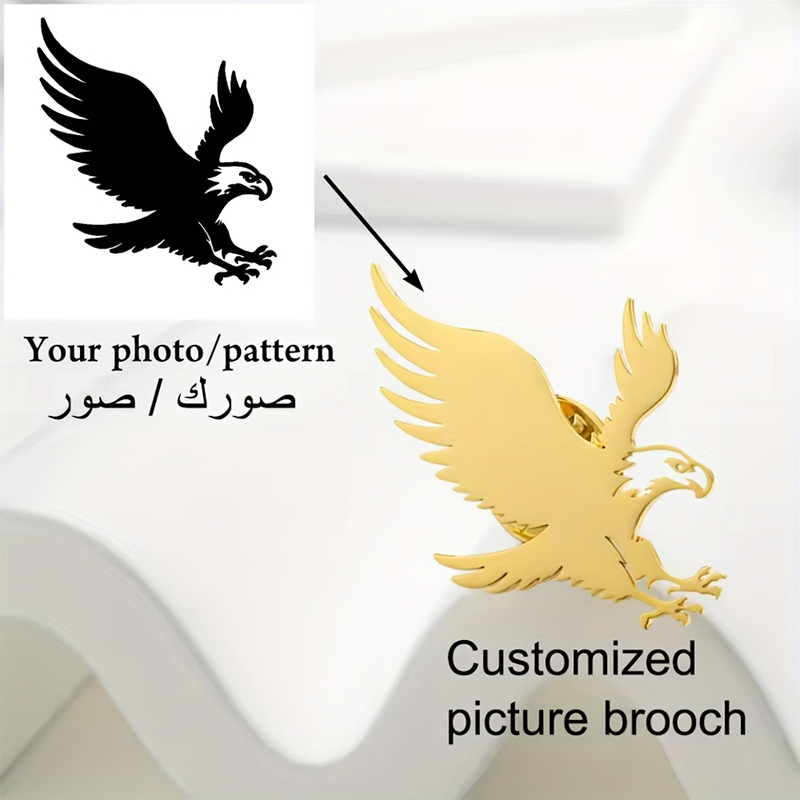 Custom Logo Brooch Personalize - Embroidery Illustration avis et prix