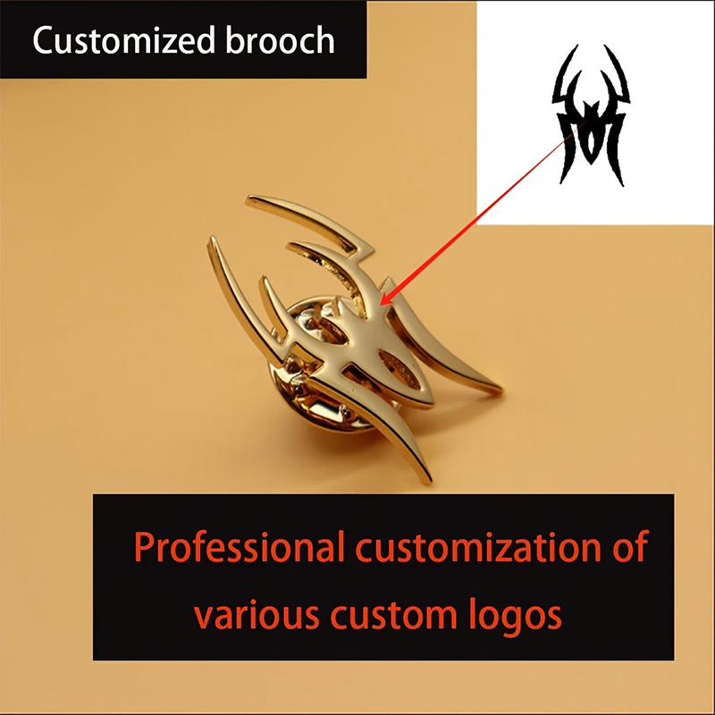 Custom Logo Brooch Personalize - Embroidery Illustration avis et prix
