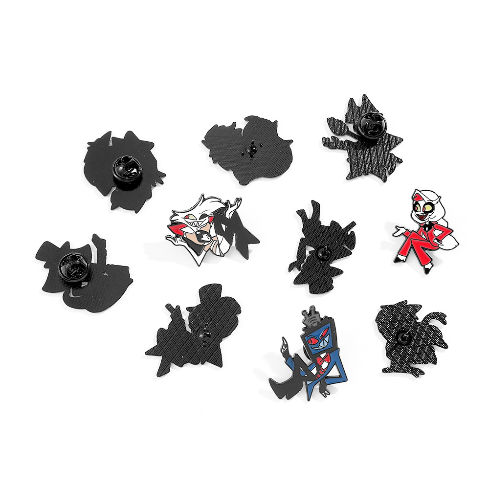 Hazbin Hotel Enamel Pin Brooch - Embroidery Textile avis et prix