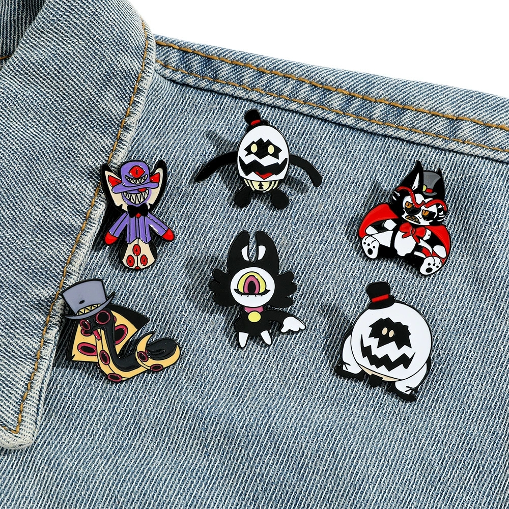 Hazbin Hotel Enamel Pin Brooch - Embroidery Textile avis et prix