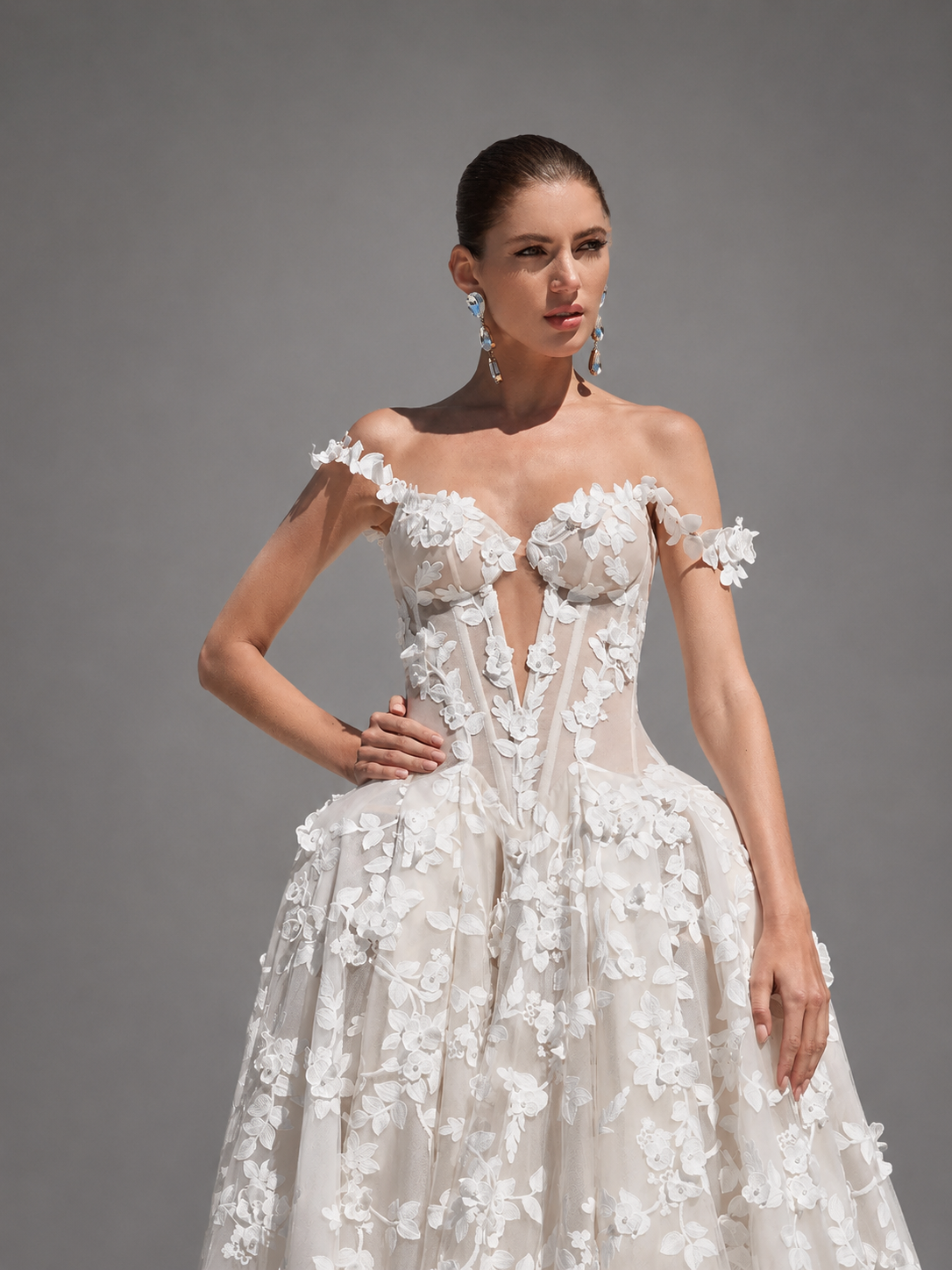 Floral Print Wedding Dresses L - Embroidery Online Designs avis et prix