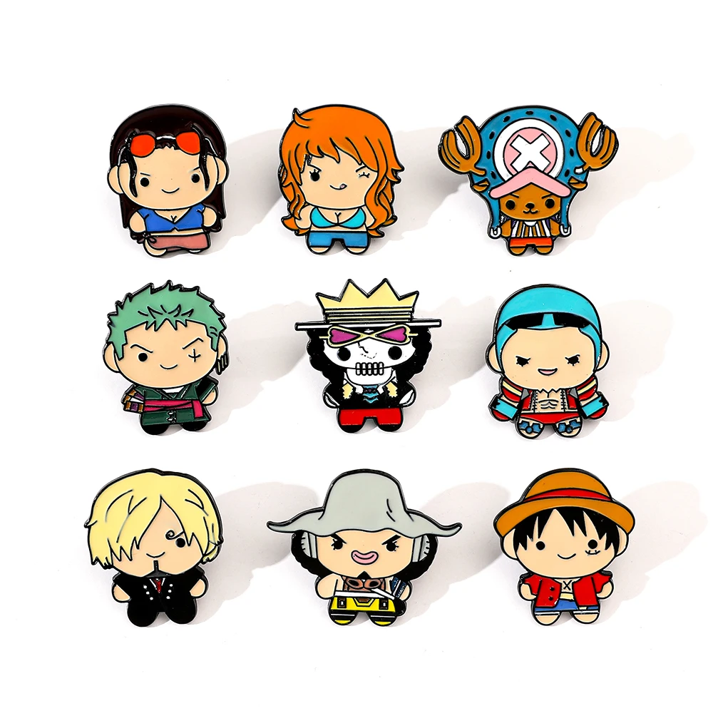 9 Pcs Creative Cartoon Brooch  - Embroidery Textile avis et prix