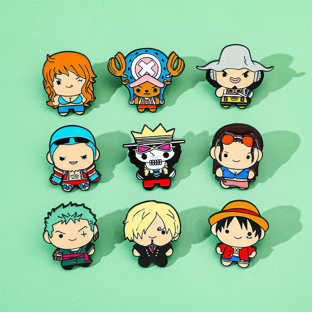 9 Pcs Creative Cartoon Brooch  - Embroidery Textile avis et prix