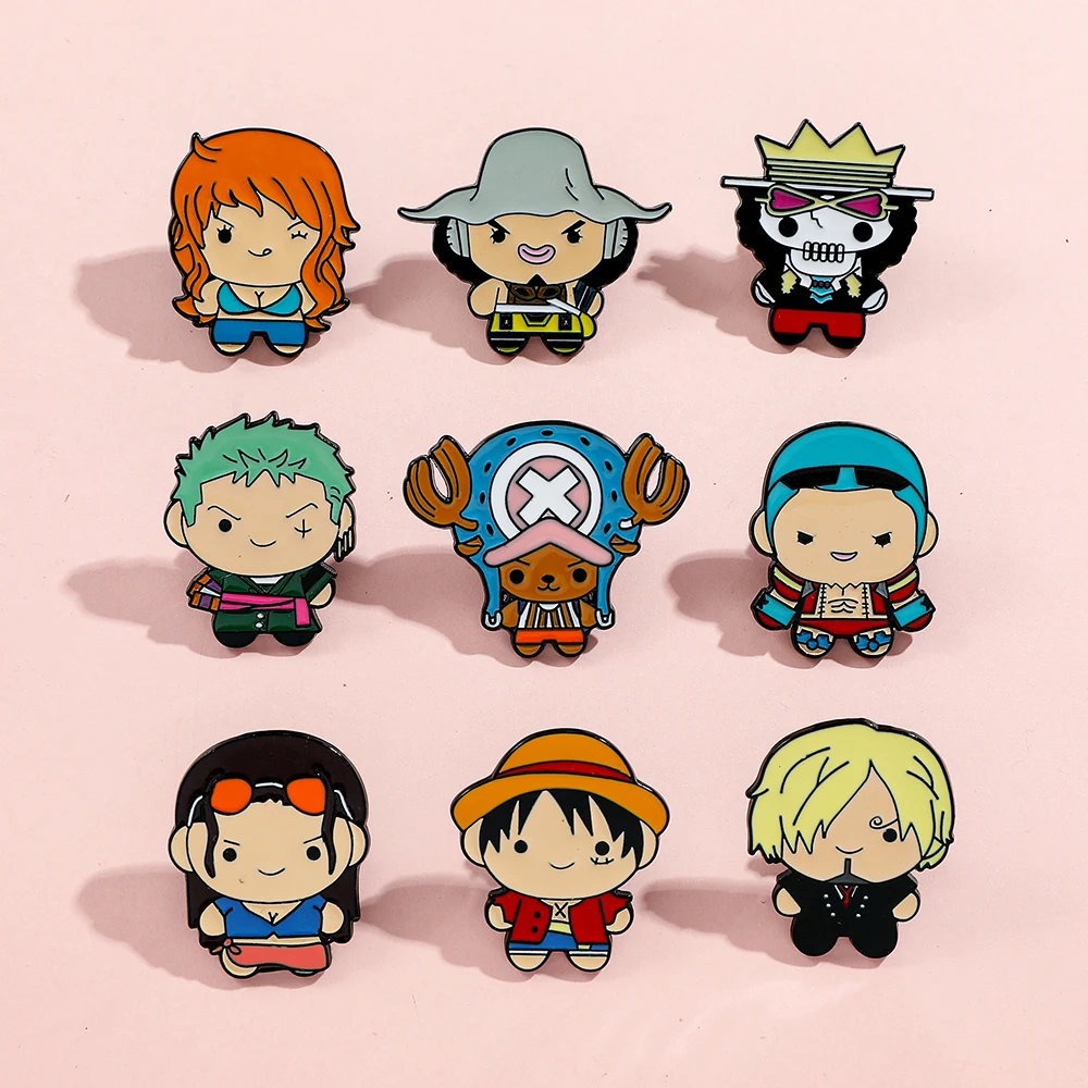 9 Pcs Creative Cartoon Brooch  - Embroidery Textile avis et prix