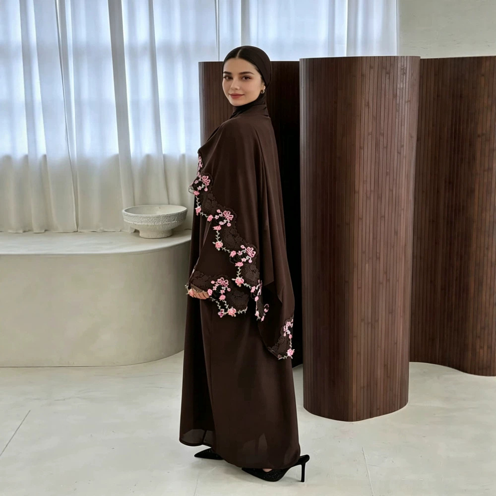Eid Dress Women Muslim Abaya P - Embroidery Hijab avis et prix