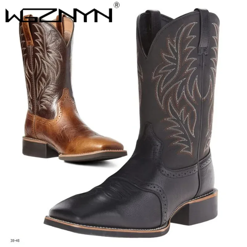 Men High Boots Embroidery Retr - Embroidery Design Free avis et prix