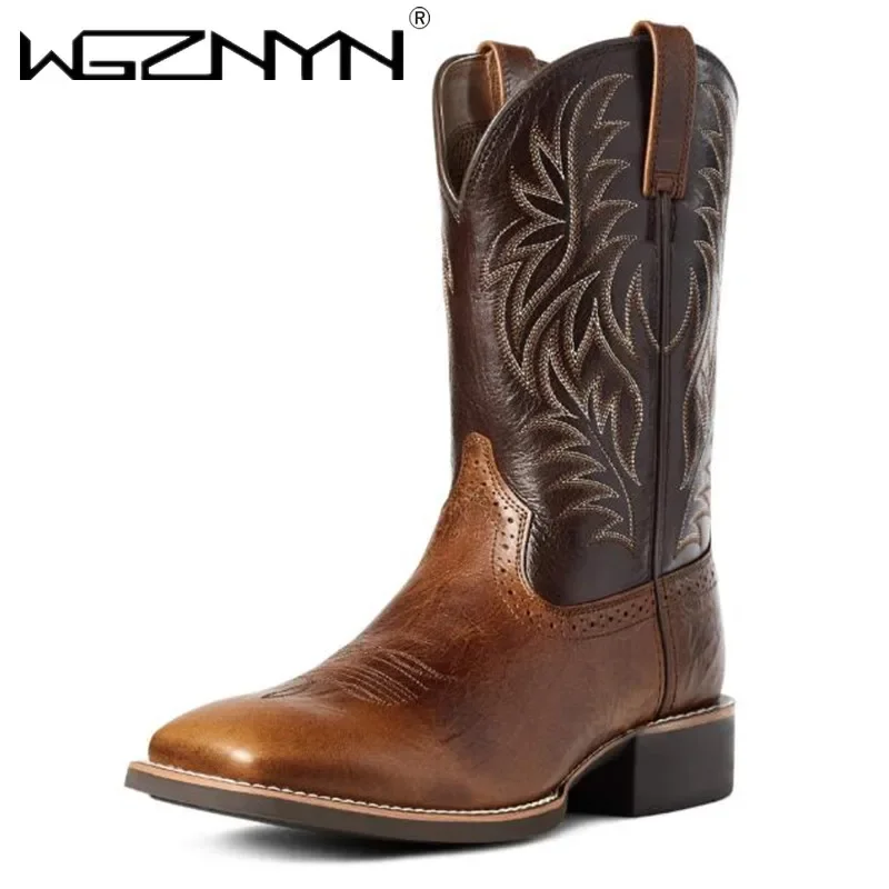 Men High Boots Embroidery Retr - Embroidery Design Free avis et prix